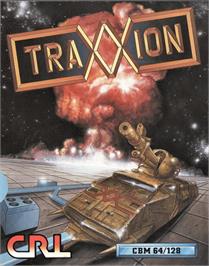 Box cover for Traxxion on the Commodore 64.