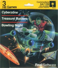 Box cover for Treasure Raiders on the Commodore 64.