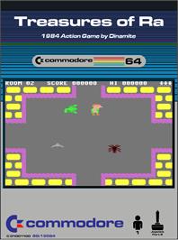 Box cover for Treasures Of Ra on the Commodore 64.