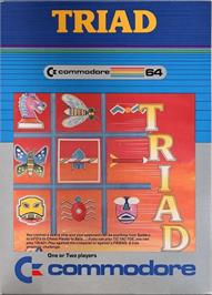 Box cover for Triad on the Commodore 64.