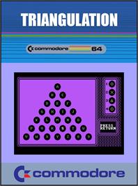 Box cover for Triangulation on the Commodore 64.