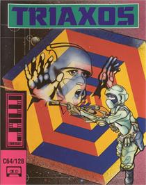 Box cover for Triaxos on the Commodore 64.