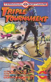 Box cover for Triple Tournament on the Commodore 64.