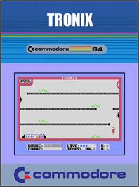 Box cover for Tronik on the Commodore 64.