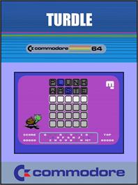 Box cover for Turdle on the Commodore 64.