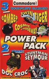 Box cover for Twin Tigers on the Commodore 64.