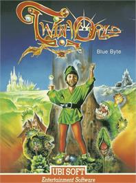 Box cover for Twinworld on the Commodore 64.