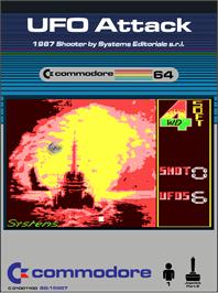 Box cover for Ufo Attack on the Commodore 64.