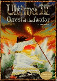 Box cover for Ultima 4 - Quest Of The Avatar on the Commodore 64.