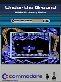 Box cover for Under The Ground on the Commodore 64.