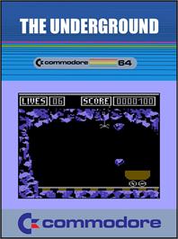 Box cover for Underground (CP Verlag) on the Commodore 64.