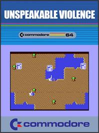 Box cover for Unspeakable Violence on the Commodore 64.