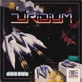 Box cover for Uridium on the Commodore 64.