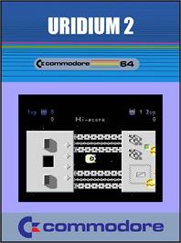 Box cover for Uridium 2 on the Commodore 64.