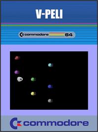 Box cover for V-peli on the Commodore 64.