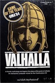 Box cover for Valhalla on the Commodore 64.