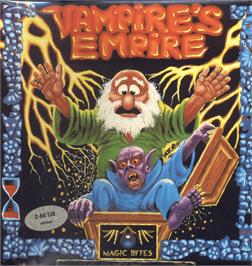 Box cover for Vampire's Empire on the Commodore 64.