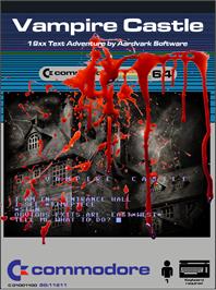 Box cover for Vampire Castle on the Commodore 64.