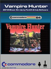 Box cover for Vampire Hunter on the Commodore 64.