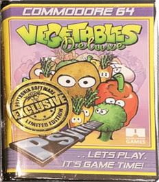 Box cover for Vegetables Deluxe on the Commodore 64.