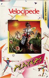 Box cover for Velocipede on the Commodore 64.