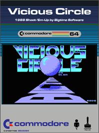 Box cover for Vicious Circle on the Commodore 64.