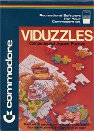 Box cover for Viduzzles on the Commodore 64.