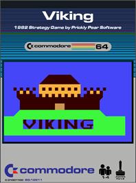Box cover for Viking on the Commodore 64.