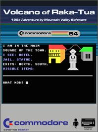 Box cover for Volcano Of Raka-tua on the Commodore 64.