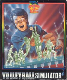Box cover for Volleyball Simulator on the Commodore 64.