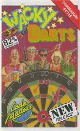 Box cover for Wacky Darts on the Commodore 64.