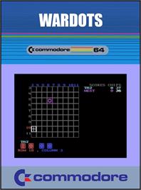 Box cover for Wardots on the Commodore 64.