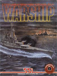 Box cover for Warship (Ahoy!) on the Commodore 64.