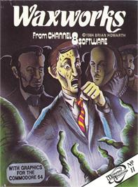 Box cover for Waxworks on the Commodore 64.