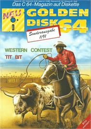 Box cover for Western Contest on the Commodore 64.