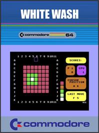 Box cover for White Wash on the Commodore 64.