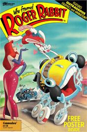 Box cover for Who Framed Roger Rabbit on the Commodore 64.