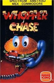 Box cover for Whopper Chase on the Commodore 64.