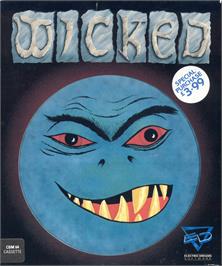 Box cover for Wicked on the Commodore 64.