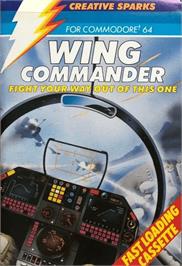 Box cover for Wing Commander on the Commodore 64.