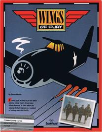 Box cover for Wings Of Fury on the Commodore 64.