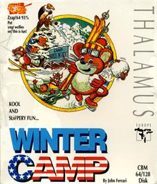 Box cover for Winter Camp on the Commodore 64.
