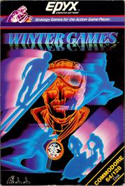 Box cover for Winter Games on the Commodore 64.