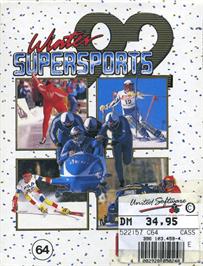 Box cover for Winter Supersports 92 on the Commodore 64.