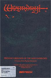 Box cover for Wizardry - Proving Grounds Of The Mad Overlord on the Commodore 64.