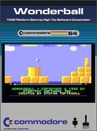 Box cover for Wonderball on the Commodore 64.