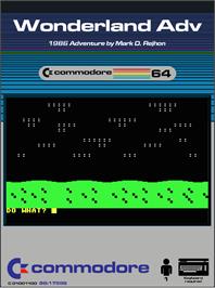 Box cover for Wonderland Adv on the Commodore 64.