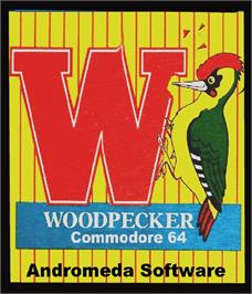 Box cover for Woodpecker on the Commodore 64.