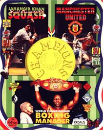 Box cover for World Championship Boxing Manager on the Commodore 64.