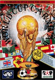 Box cover for World Cup Carnival - Mexico '86 on the Commodore 64.